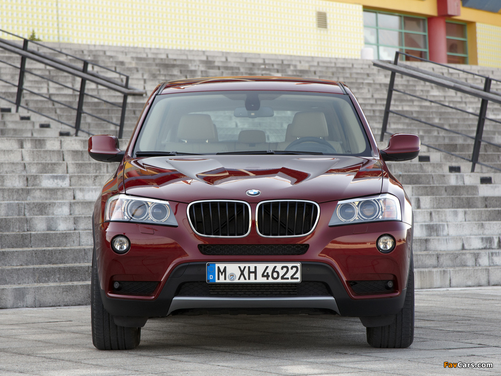 BMW X3 xDrive20d (F25) 2010 images (1024 x 768)