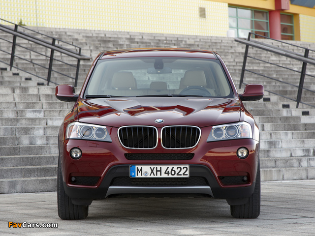 BMW X3 xDrive20d (F25) 2010 images (640 x 480)