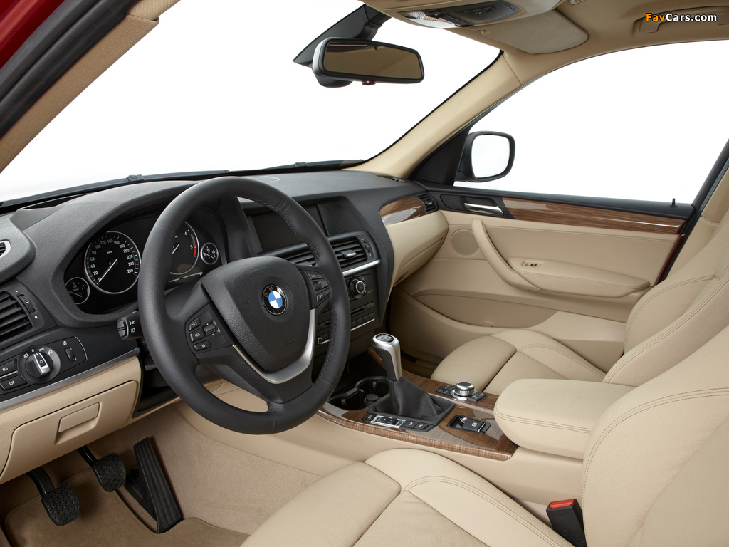 BMW X3 xDrive20d (F25) 2010 images (1024 x 768)