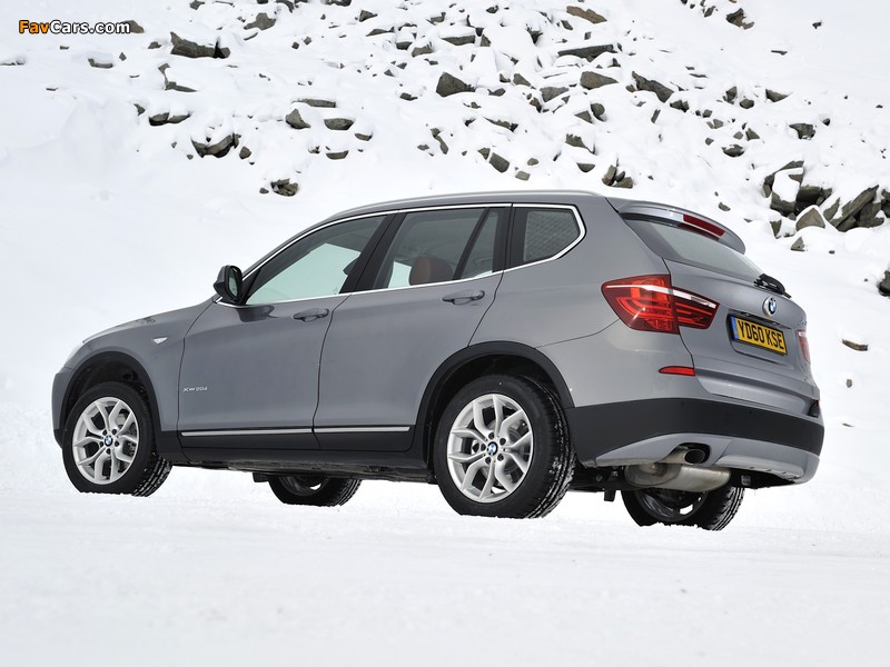 BMW X3 xDrive20d UK-spec (F25) 2010 photos (800 x 600)