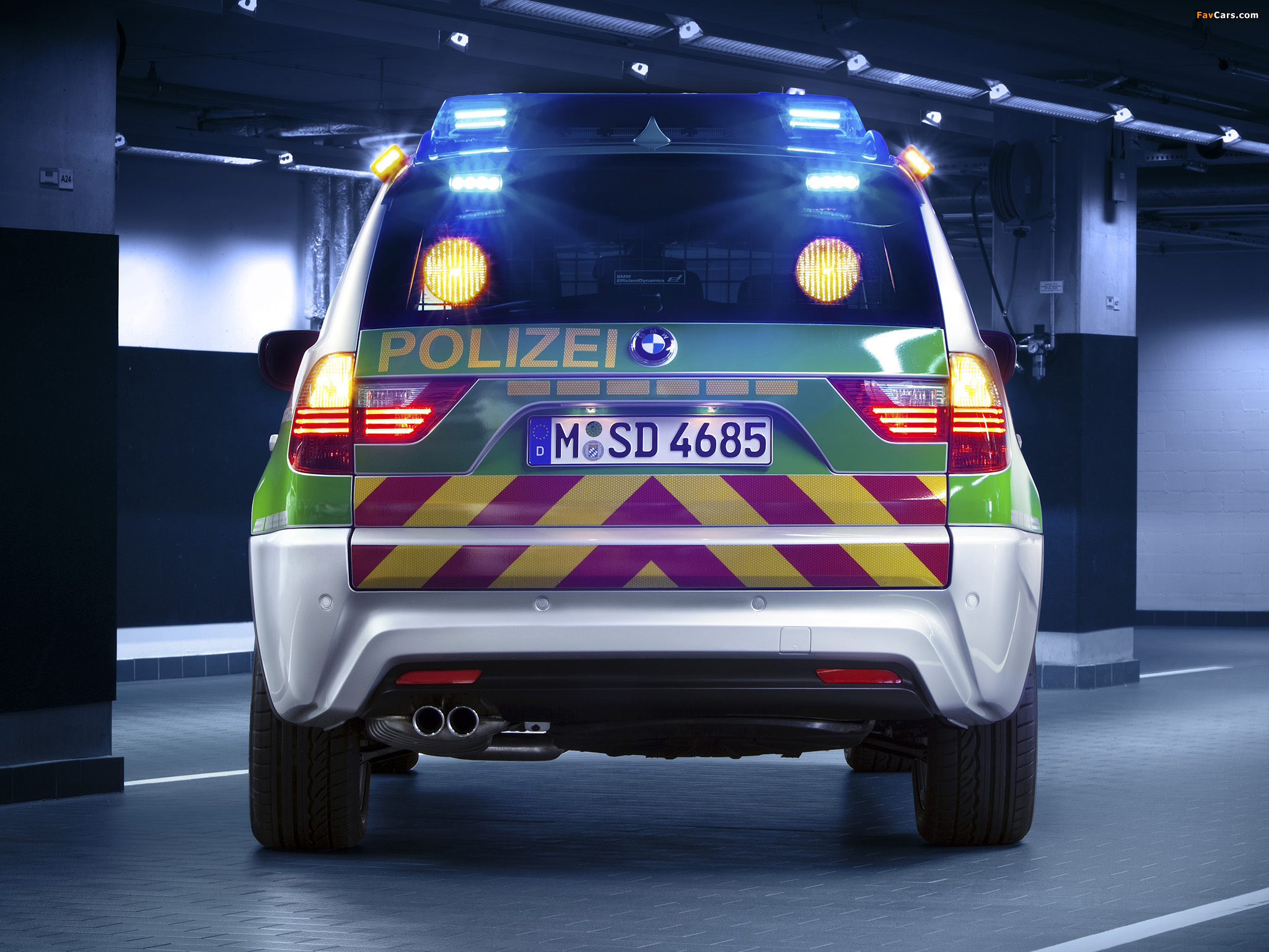 BMW X3 Polizei (E83) 2010–11 photos (2048 x 1536)