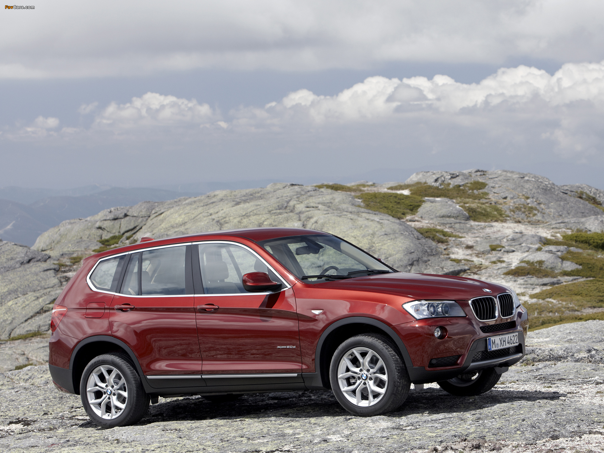 BMW X3 xDrive20d (F25) 2010 photos (2048 x 1536)