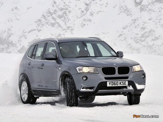 BMW X3 xDrive20d UK-spec (F25) 2010 pictures (640 x 480)