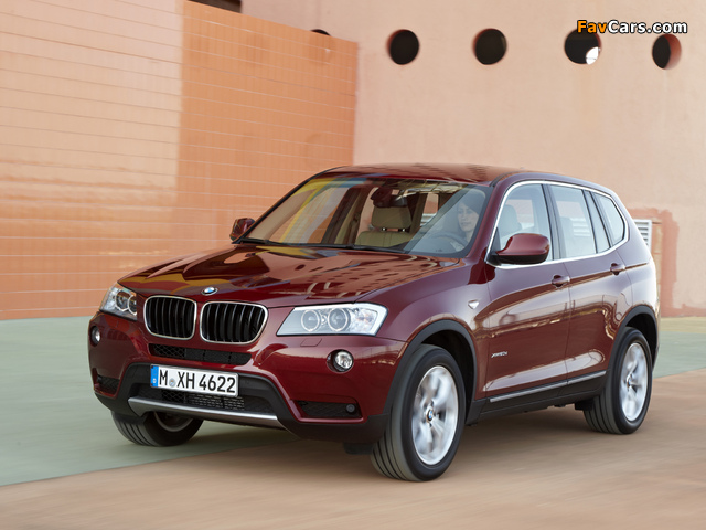 BMW X3 xDrive20d (F25) 2010 pictures (640 x 480)