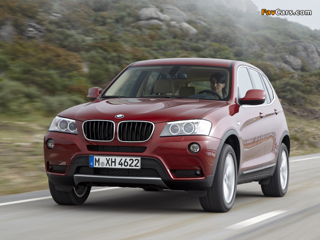 BMW X3 xDrive20d (F25) 2010 pictures (640 x 480)