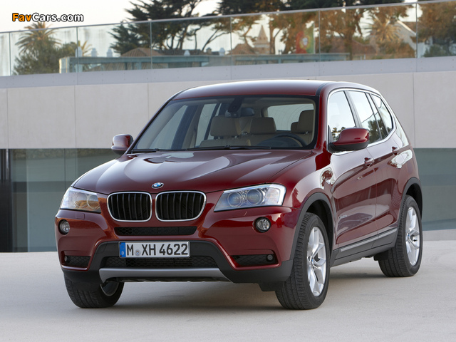 BMW X3 xDrive20d (F25) 2010 pictures (640 x 480)
