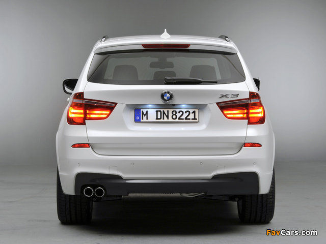 BMW X3 xDrive35i M Sports Package (F25) 2010 wallpapers (640 x 480)