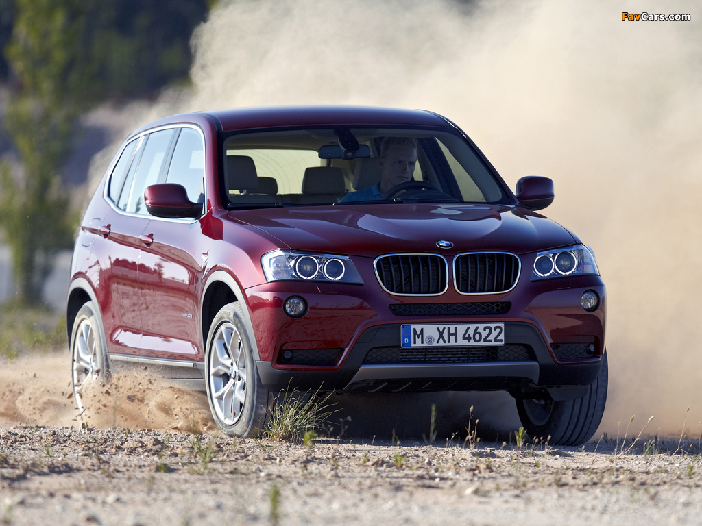 BMW X3 xDrive20d (F25) 2010 wallpapers (1024 x 768)