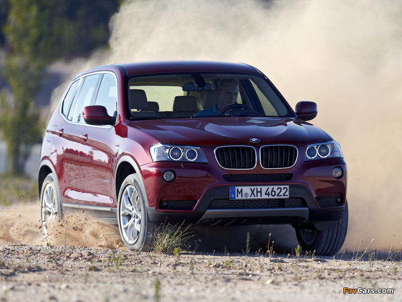 BMW X3 xDrive20d (F25) 2010 wallpapers (800 x 600)