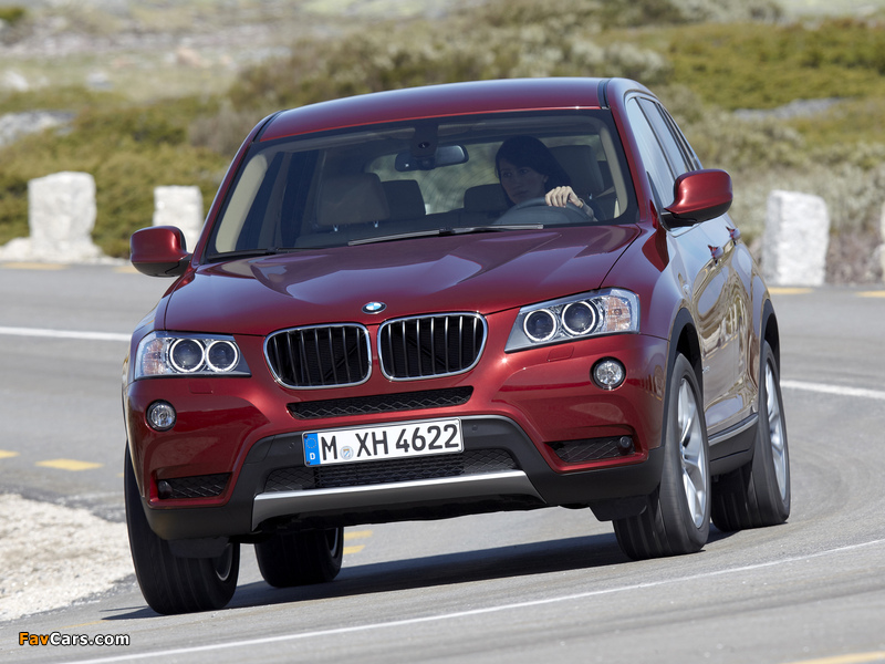 BMW X3 xDrive20d (F25) 2010 wallpapers (800 x 600)