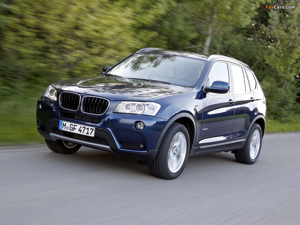 BMW X3 xDrive20i (F25) 2011 photos (1024 x 768)