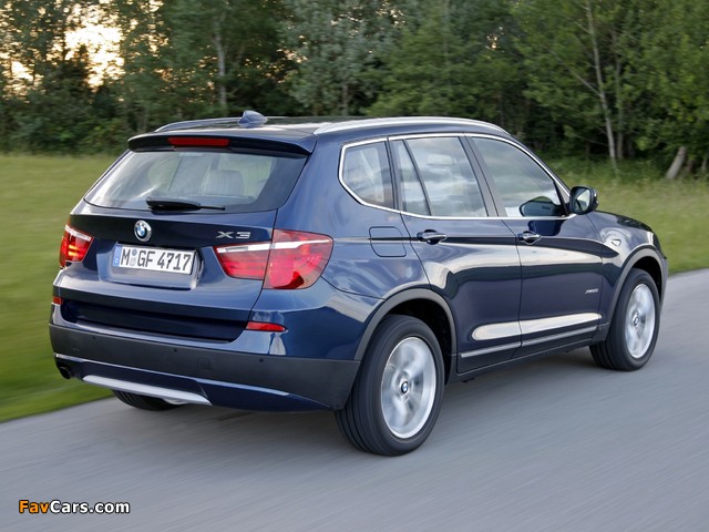 BMW X3 xDrive20i (F25) 2011 pictures (640 x 480)