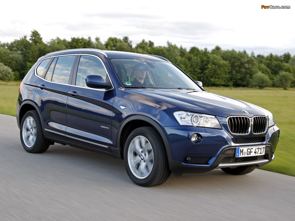 BMW X3 xDrive20i (F25) 2011 pictures (1024 x 768)