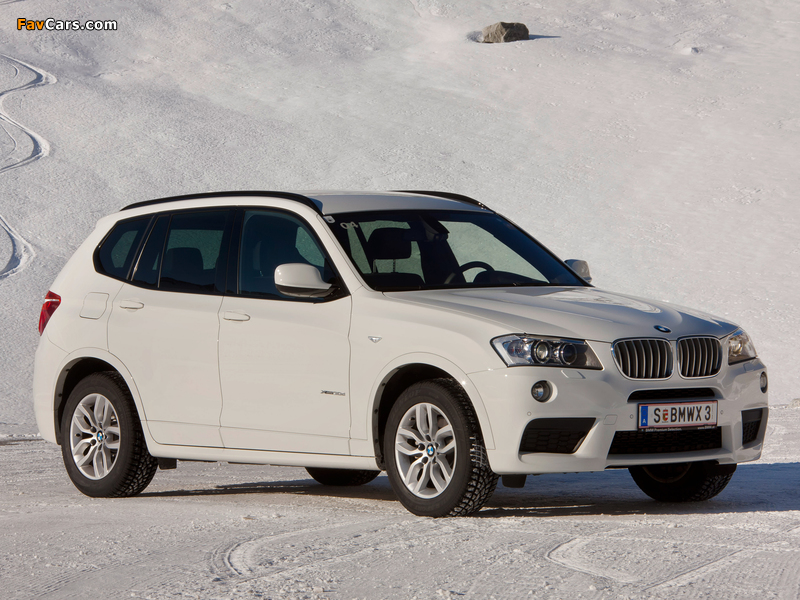 BMW X3 xDrive30d M Sport Package (F25) 2012 photos (800 x 600)