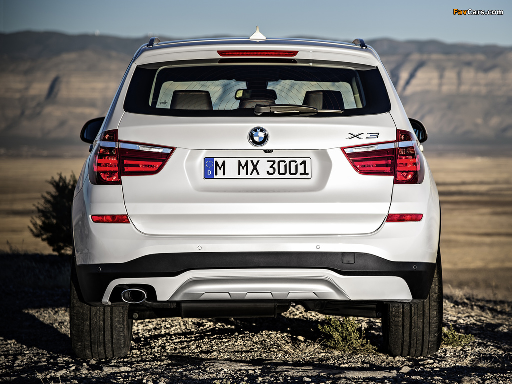 BMW X3 xDrive20d (F25) 2014 images (1024 x 768)