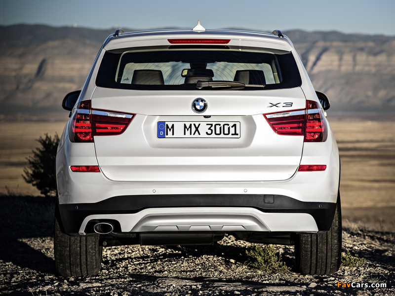 BMW X3 xDrive20d (F25) 2014 images (800 x 600)