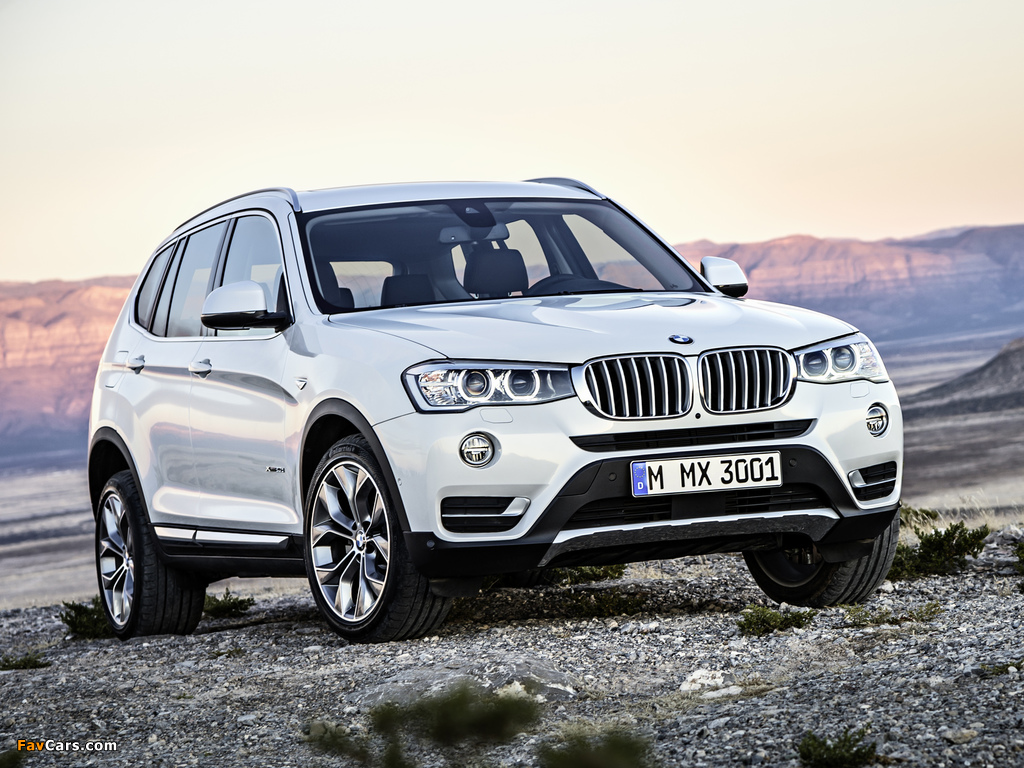 BMW X3 xDrive20d (F25) 2014 pictures (1024 x 768)