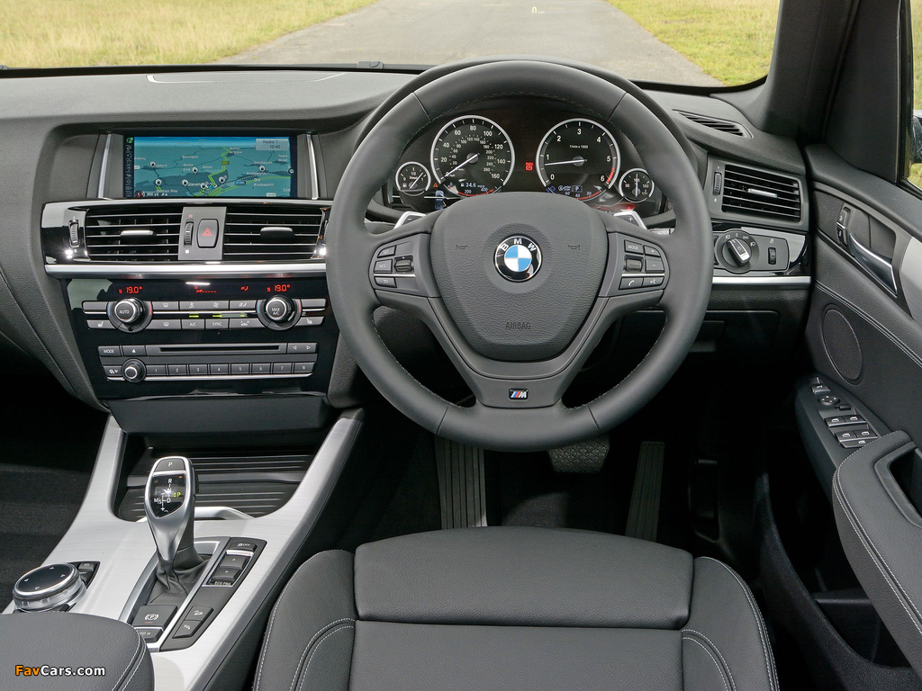 BMW X3 xDrive35d M Sport Package UK-spec (F25) 2014 wallpapers (1024 x 768)