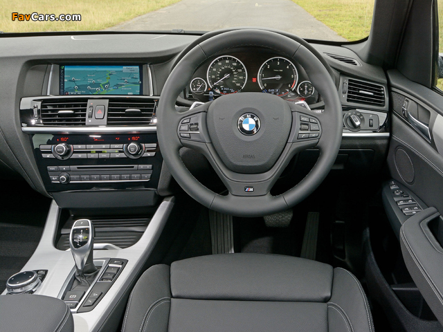 BMW X3 xDrive35d M Sport Package UK-spec (F25) 2014 wallpapers (640 x 480)