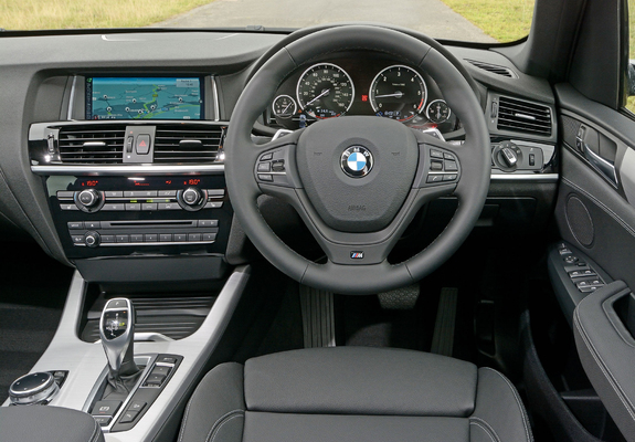 BMW X3 xDrive35d M Sport Package UK-spec (F25) 2014 wallpapers