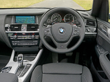 BMW X3 xDrive35d M Sport Package UK-spec (F25) 2014 wallpapers