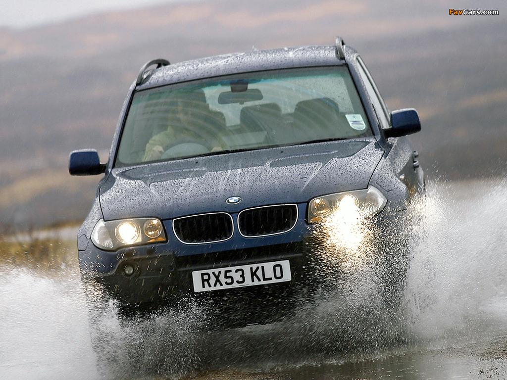 Images of BMW X3 2.5i UK-spec (E83) 2003–06 (1024 x 768)