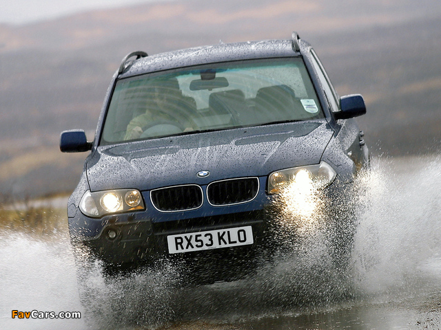 Images of BMW X3 2.5i UK-spec (E83) 2003–06 (640 x 480)