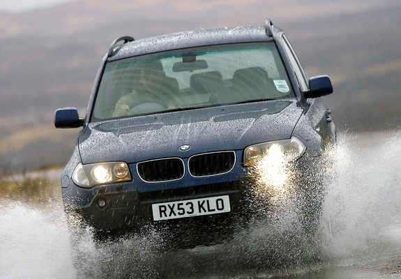 Images of BMW X3 2.5i UK-spec (E83) 2003–06