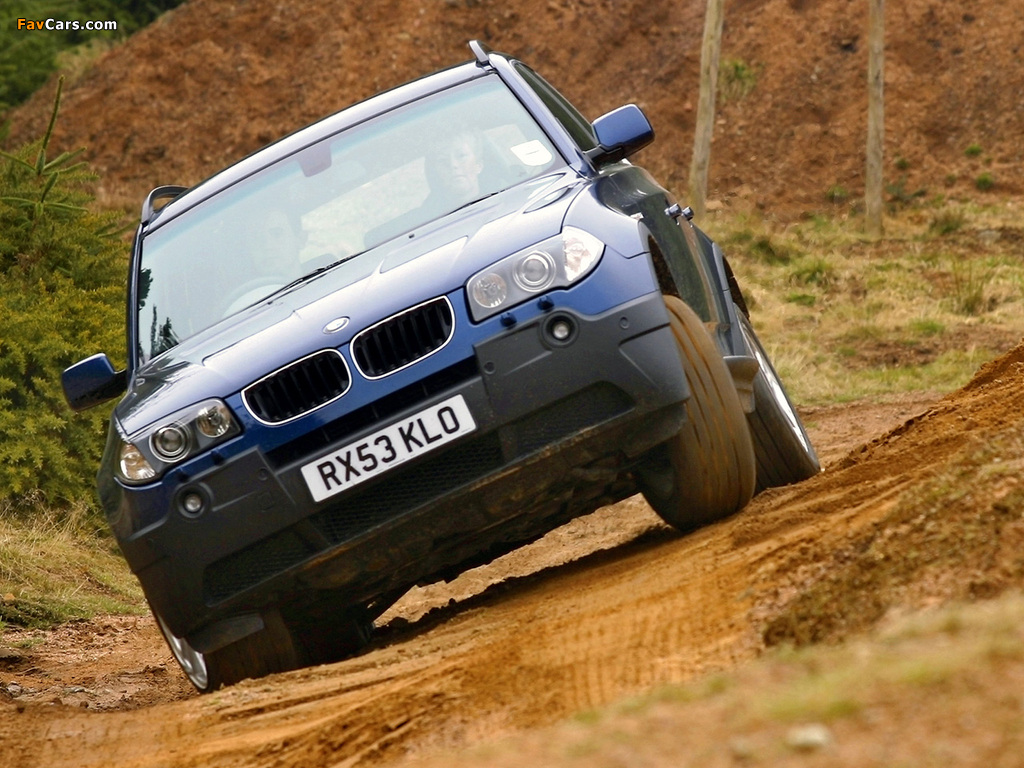 Images of BMW X3 2.5i UK-spec (E83) 2003–06 (1024 x 768)