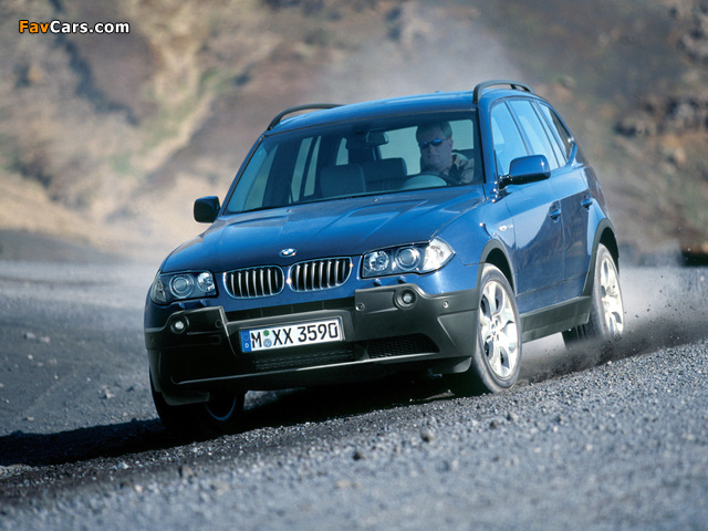 Images of BMW X3 3.0i (E83) 2003–06 (640 x 480)