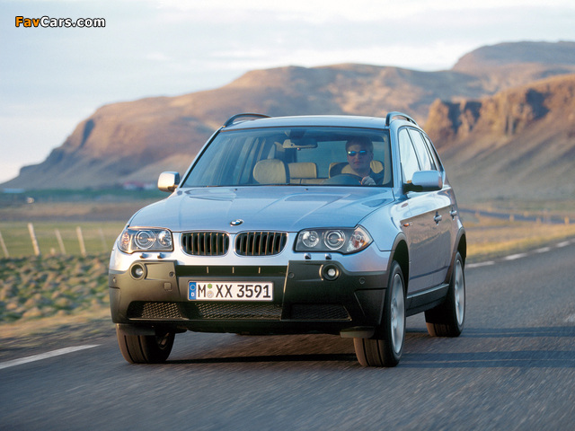Images of BMW X3 3.0i (E83) 2003–06 (640 x 480)