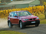 Images of BMW X3 2.5i AU-spec (E83) 2003–06
