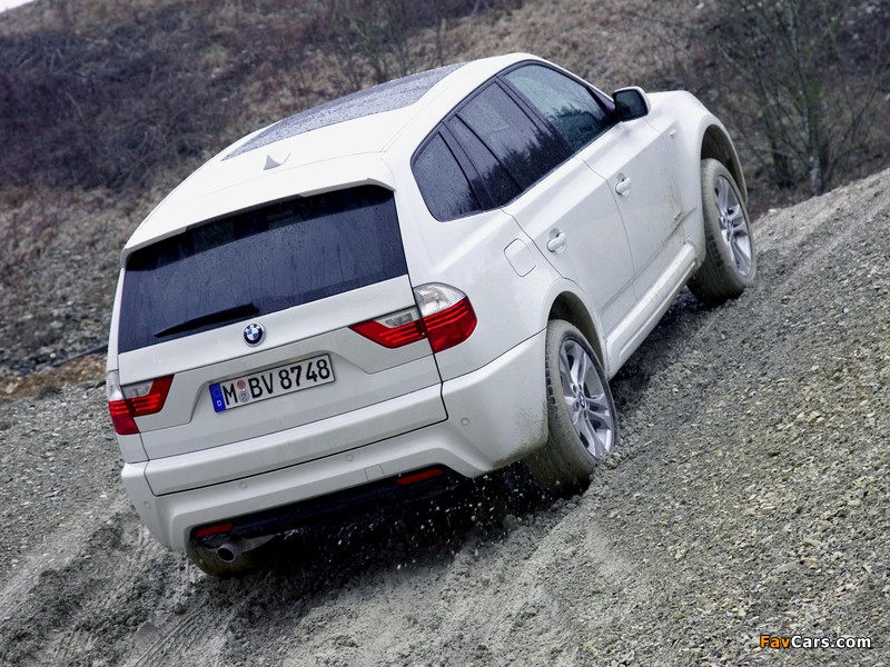 Images of BMW X3 xDrive18d (E83) 2009–10 (800 x 600)