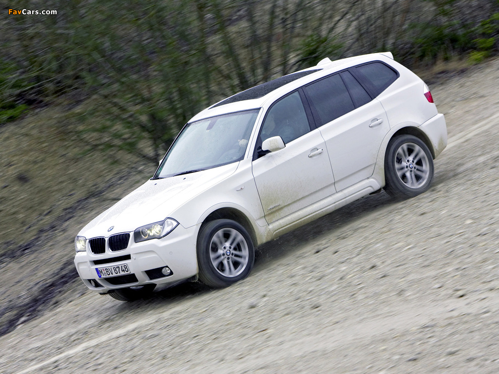 Images of BMW X3 xDrive18d (E83) 2009–10 (1024 x 768)