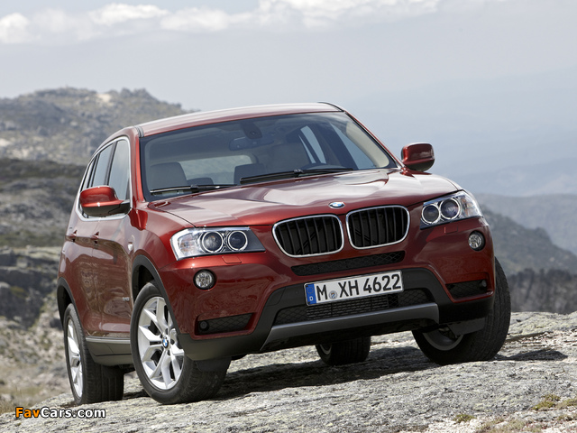Images of BMW X3 xDrive20d (F25) 2010 (640 x 480)