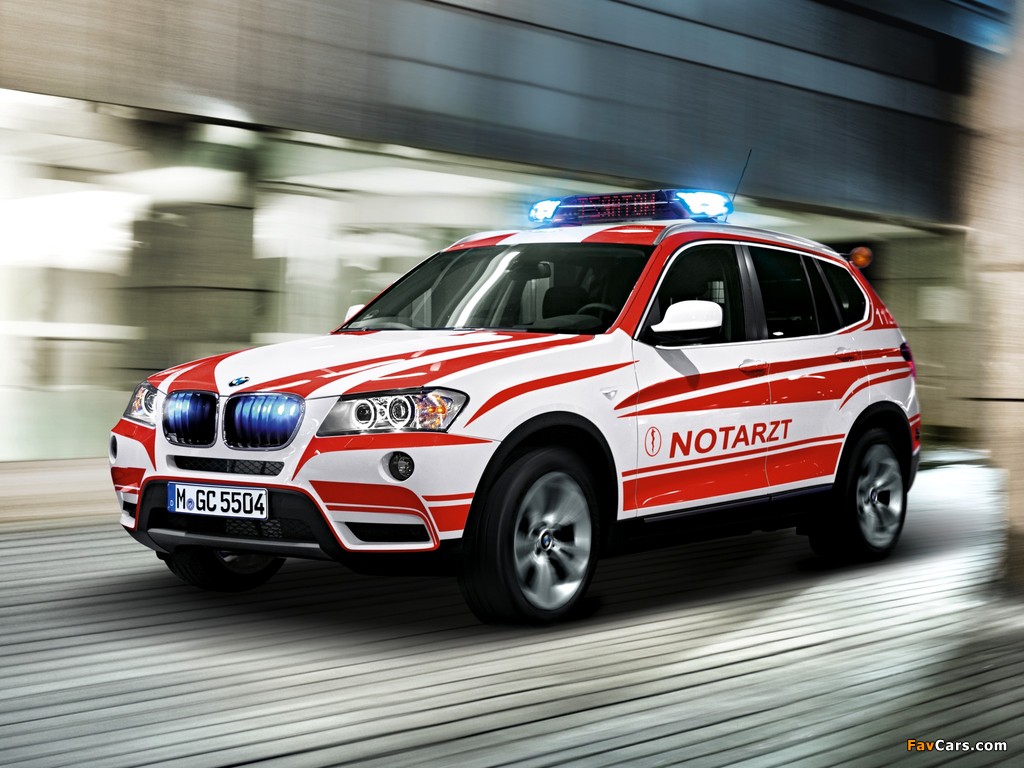 Images of BMW X3 xDrive20d Notarzt (F25) 2011 (1024 x 768)