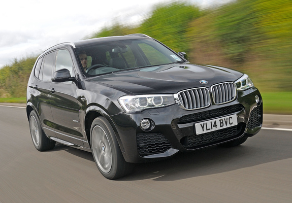 Images of BMW X3 xDrive35d M Sport Package UK-spec (F25) 2014