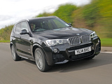 Images of BMW X3 xDrive35d M Sport Package UK-spec (F25) 2014