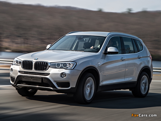 Images of BMW X3 xDrive20d (F25) 2014 (640 x 480)