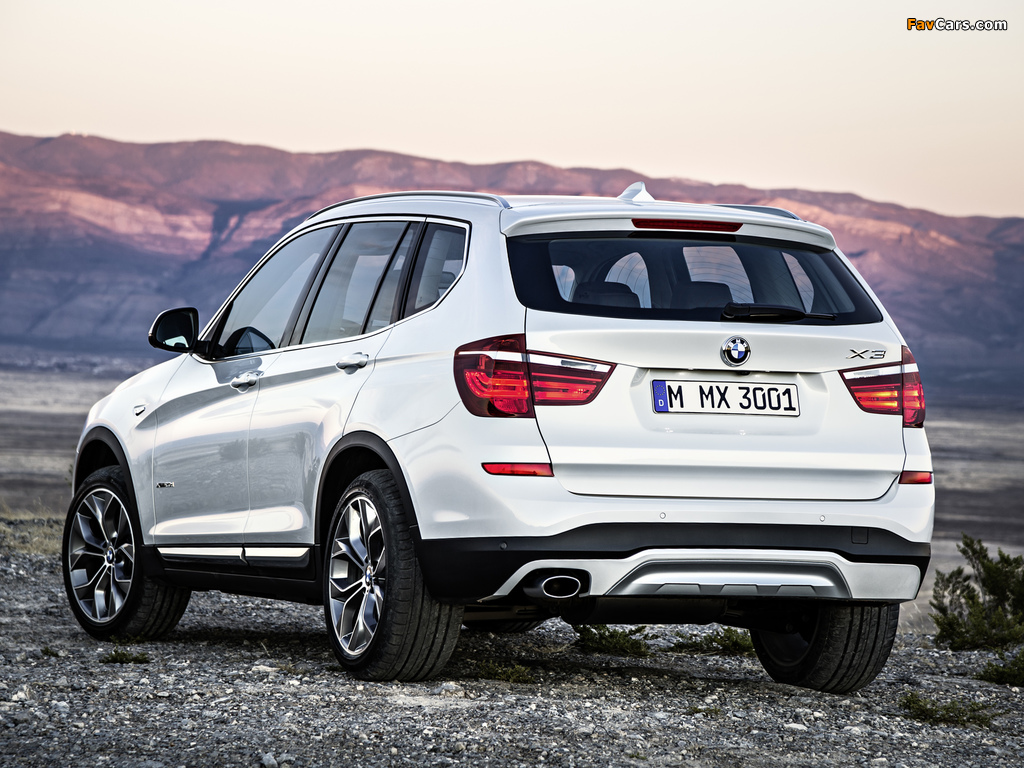 Images of BMW X3 xDrive20d (F25) 2014 (1024 x 768)
