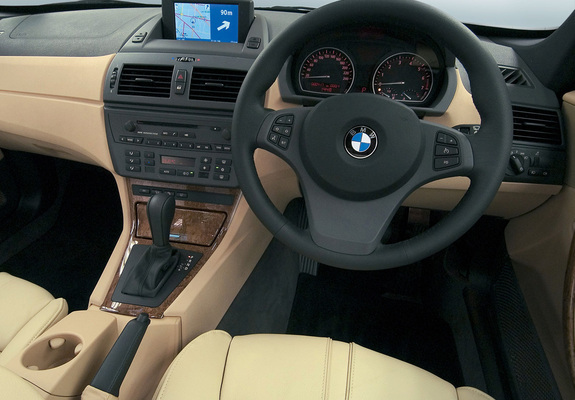 Photos of BMW X3 2.5i UK-spec (E83) 2003–06