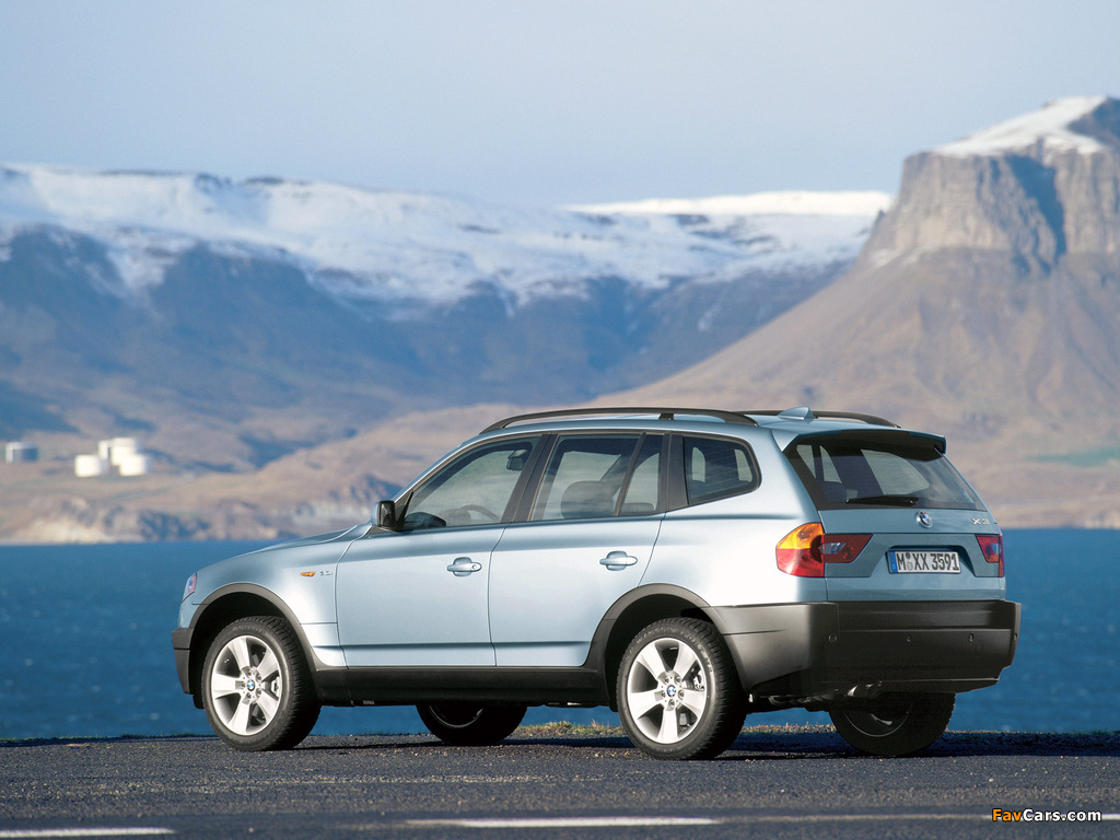 Photos of BMW X3 3.0i (E83) 2003–06 (1024 x 768)
