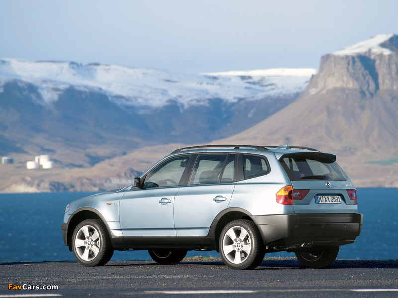 Photos of BMW X3 3.0i (E83) 2003–06 (800 x 600)