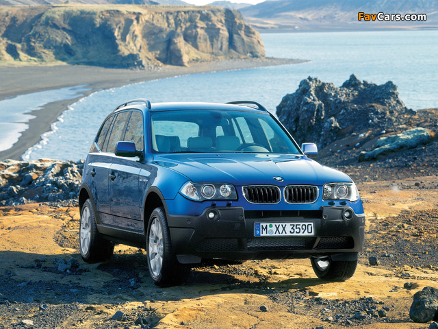 Photos of BMW X3 3.0i (E83) 2003–06 (640 x 480)