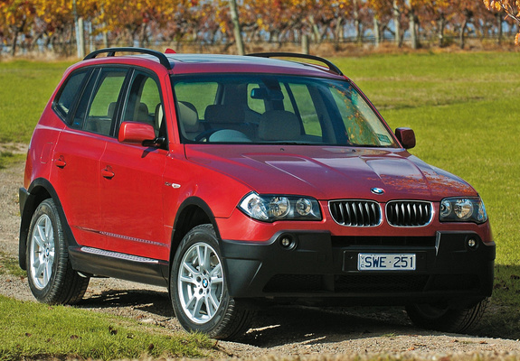 Photos of BMW X3 2.5i AU-spec (E83) 2003–06