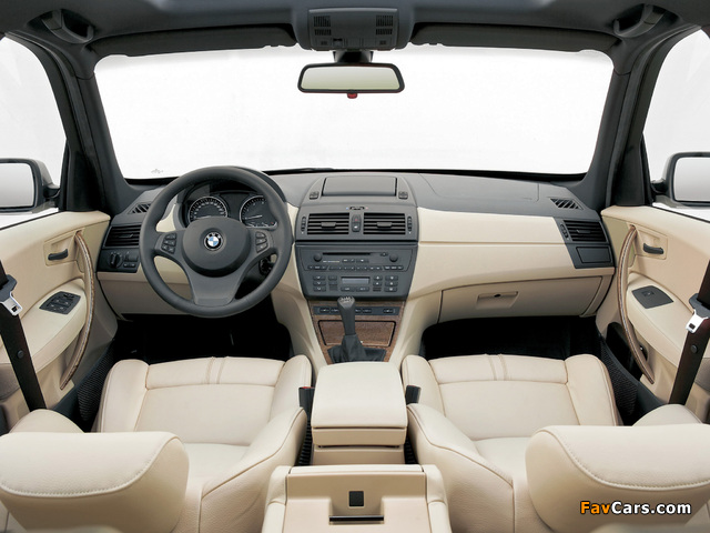 Photos of BMW X3 2.0d (E83) 2004–06 (640 x 480)
