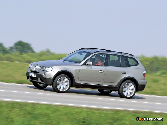 Photos of BMW X3 3.0sd (E83) 2007–10 (640 x 480)