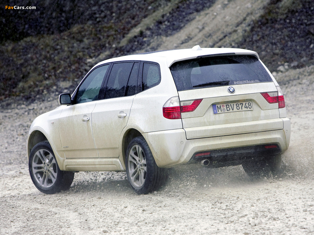 Photos of BMW X3 xDrive18d (E83) 2009–10 (1024 x 768)