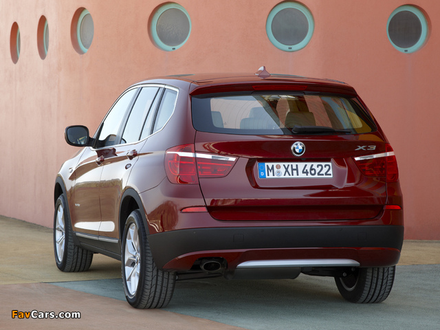 Photos of BMW X3 xDrive20d (F25) 2010 (640 x 480)