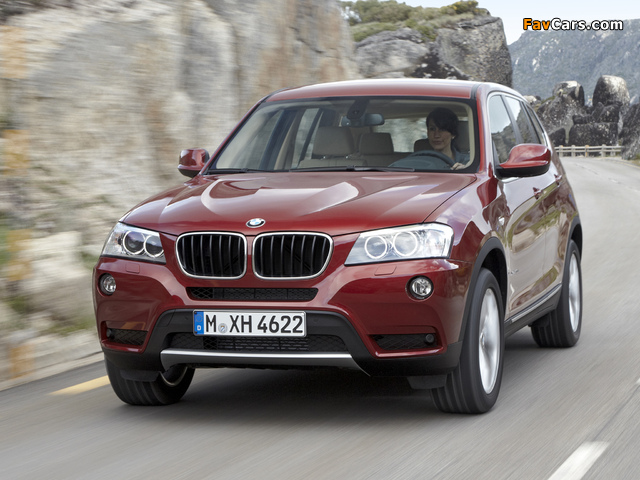 Photos of BMW X3 xDrive20d (F25) 2010 (640 x 480)